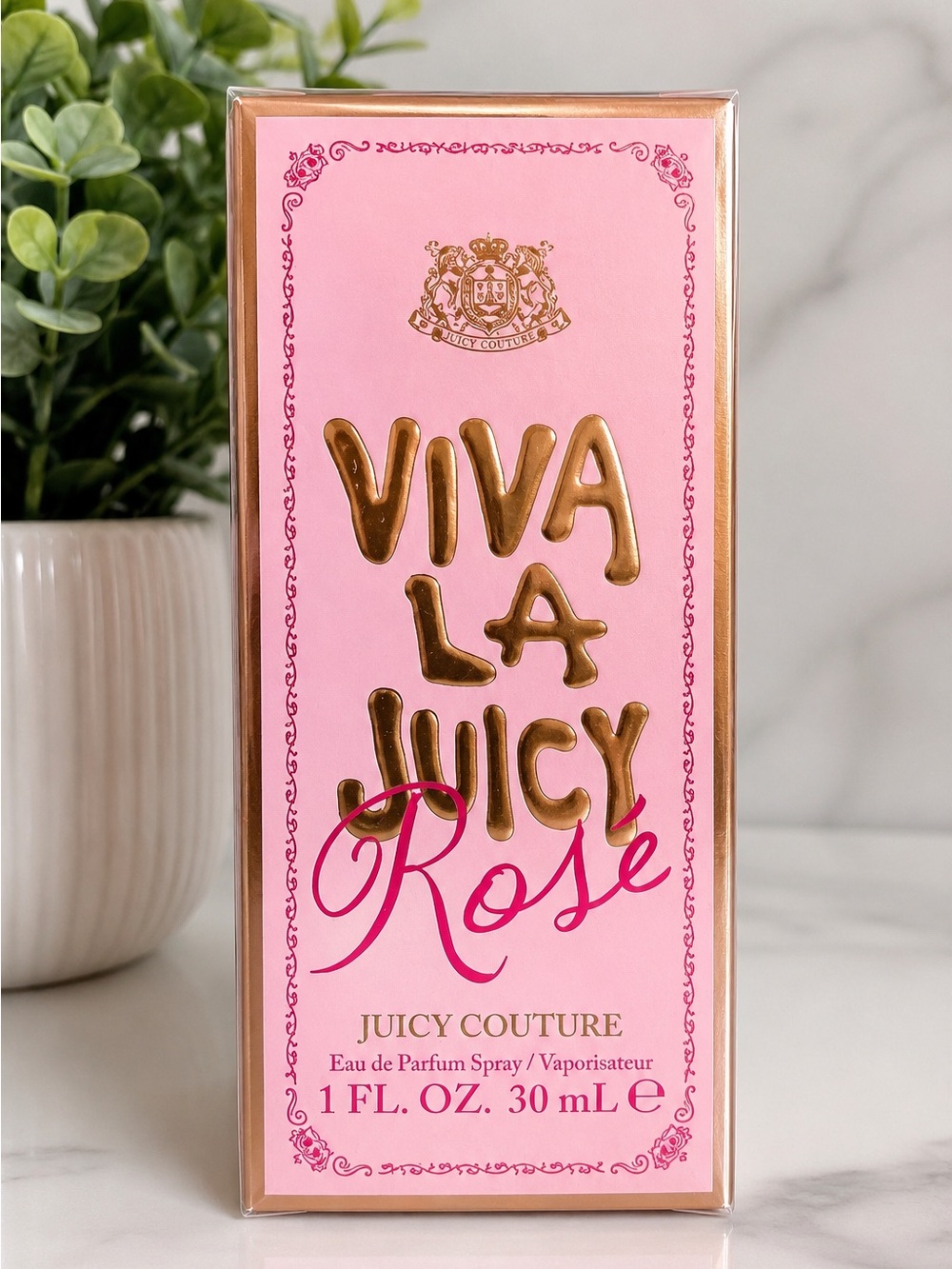 Juicy Couture Viva La Juicy Rosé - Pink & Gold Packaging